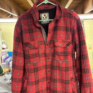 Men's Red Plaid Jacket